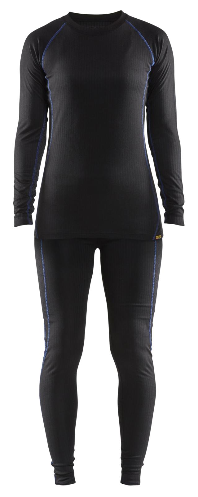 Blaklader Ondergoed 72021707 Shirt en onderbroek zwart-korenblauw(9985)