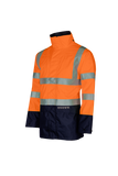 Sioen jas Elliston multinorm fluo oranje-marineblauw