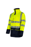 Sioen parka Hedland multinorm fluo geel-marine