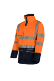 Sioen parka Hedland multinorm fluo oranje-marineblauw