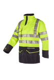 Sioen jas arc Nash multinorm fluo geel-marine