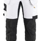 Blaklader Dames Werkbroek 72321832 schilders stretch gereedschapszakken wit-zwart(1099)