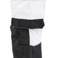 Blaklader Dames Werkbroek 72321832 schilders stretch gereedschapszakken wit-zwart(1099)