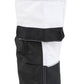 Blaklader Dames Werkbroek 72321832 schilders stretch gereedschapszakken wit-zwart(1099)