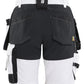 Blaklader Dames Short 72331832 schilders stretch gereedschapszakken wit-zwart(1099)
