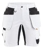 Blaklader Dames Short 72331832 schilders stretch gereedschapszakken wit-zwart(1099)
