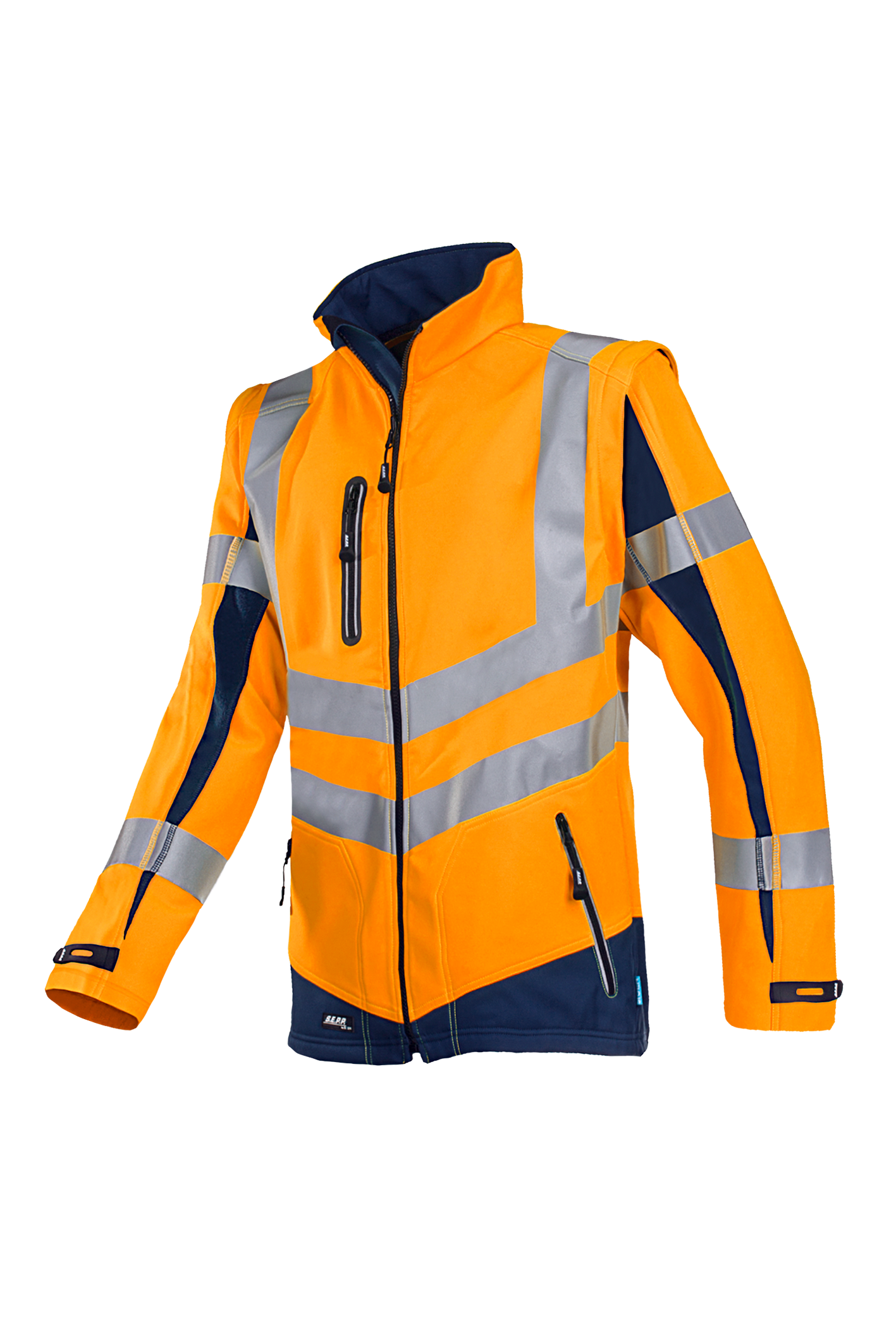 Sioen Jassen Malden  fluo oranje-marineblauw