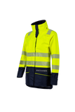 Sioen damesjassen Vaski multinorm fluo geel-marine