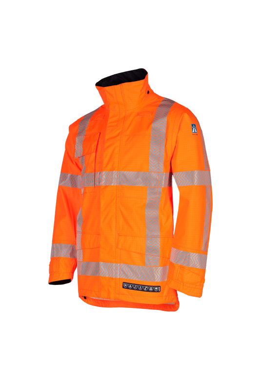 Sioen rws arc parka Beltrum multinorm fluo oranje