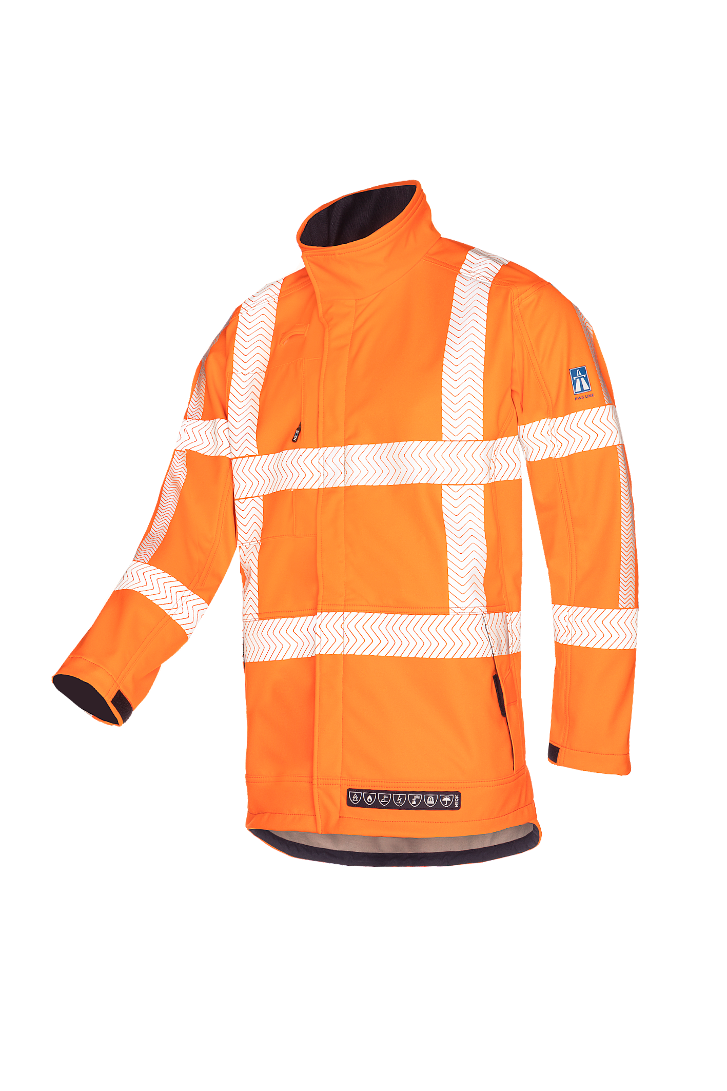 Sioen softshell Hollum multinorm fluo oranje
