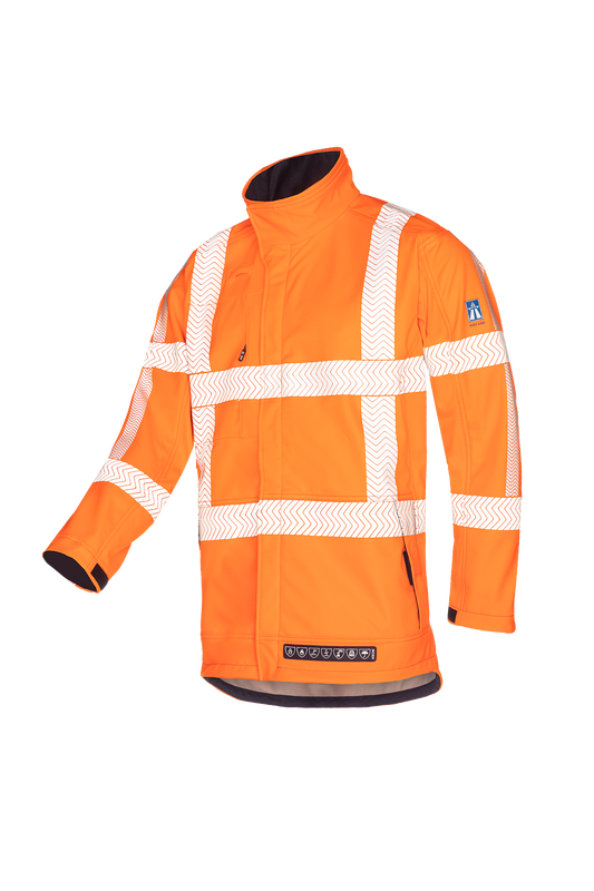 Sioen softshell Hollum multinorm fluo oranje