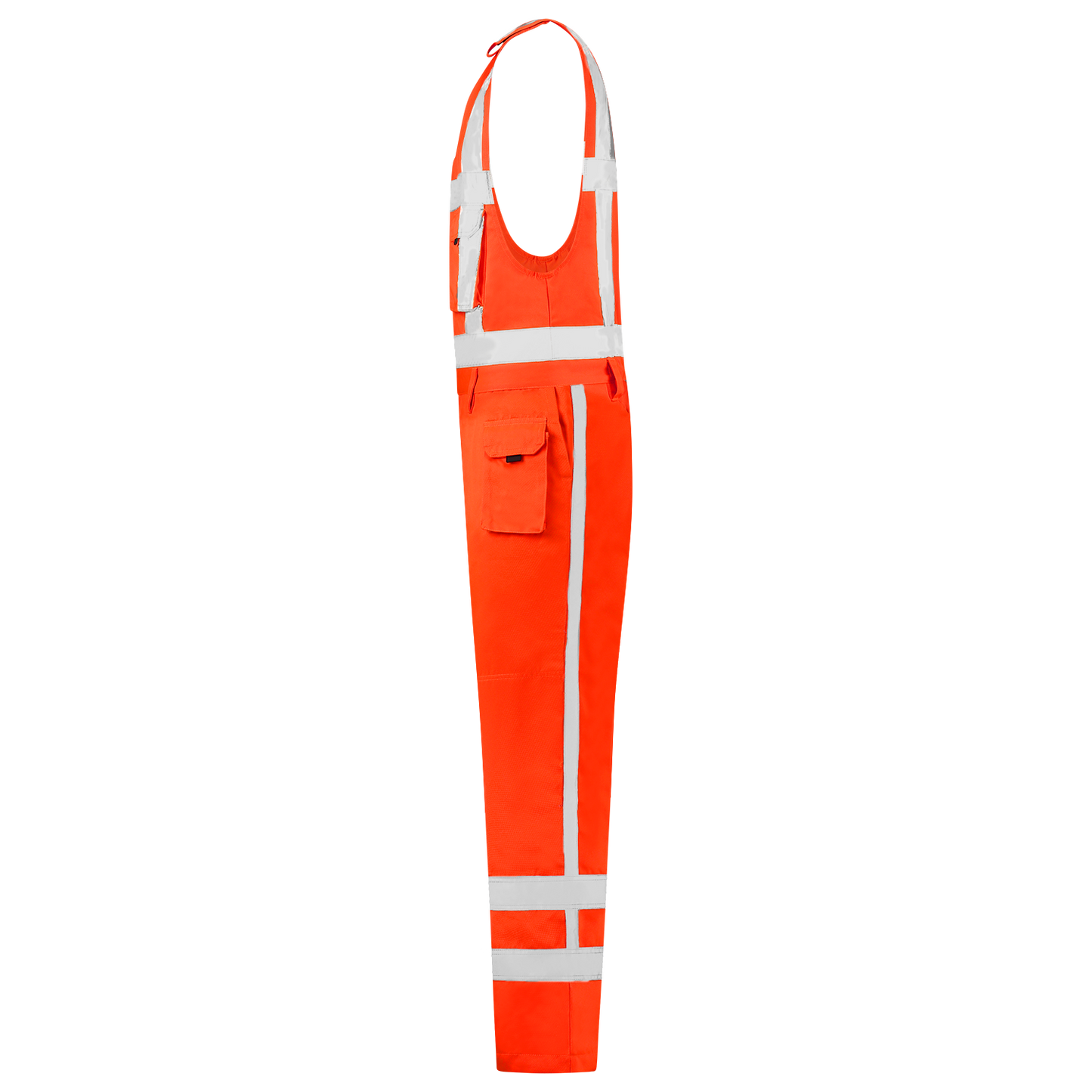 Tricorp Safety Bodybroeken 753001-THR3001 Kniezakken Polyester- katoen fluo-oranje(fluororange)