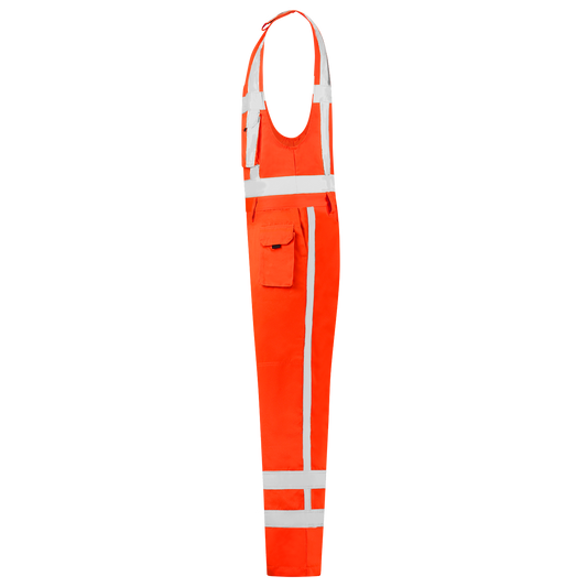 Tricorp Safety Bodybroeken 753001-THR3001 Kniezakken Polyester- katoen fluo-oranje(fluororange)