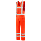 Tricorp Safety Bodybroeken 753001-THR3001 Kniezakken Polyester- katoen fluo-oranje(fluororange)