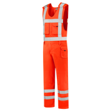 Tricorp Safety Bodybroeken 753001-THR3001 Kniezakken Polyester- katoen fluo-oranje(fluororange)