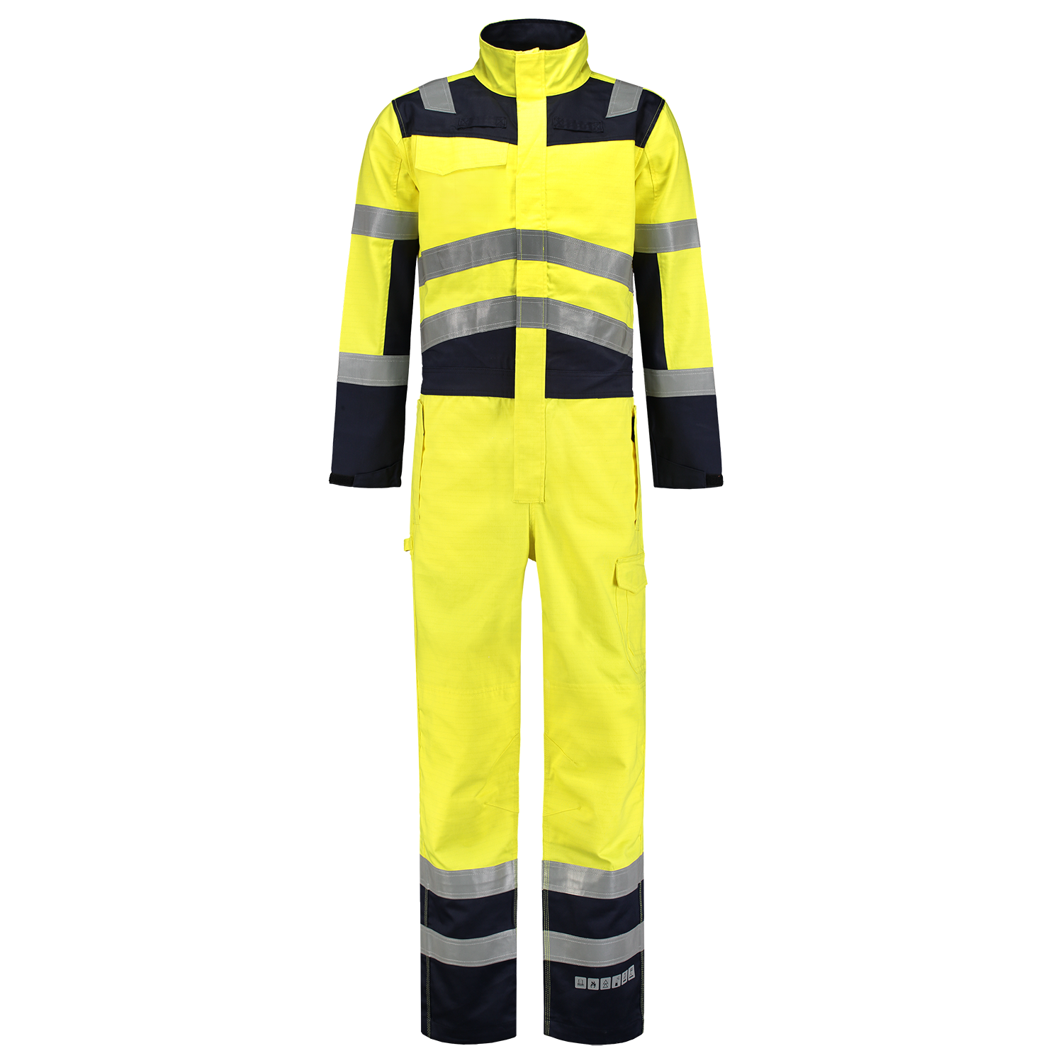 Tricorp Safety 60 Graden;Multinorm Overalls 753002 Multinorm fluo geel-inktblauw(fluoryellowink)