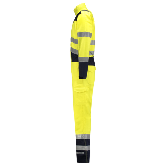 Tricorp Safety Overalls 753002 Multinorm fluo geel-inktblauw(fluoryellowink)