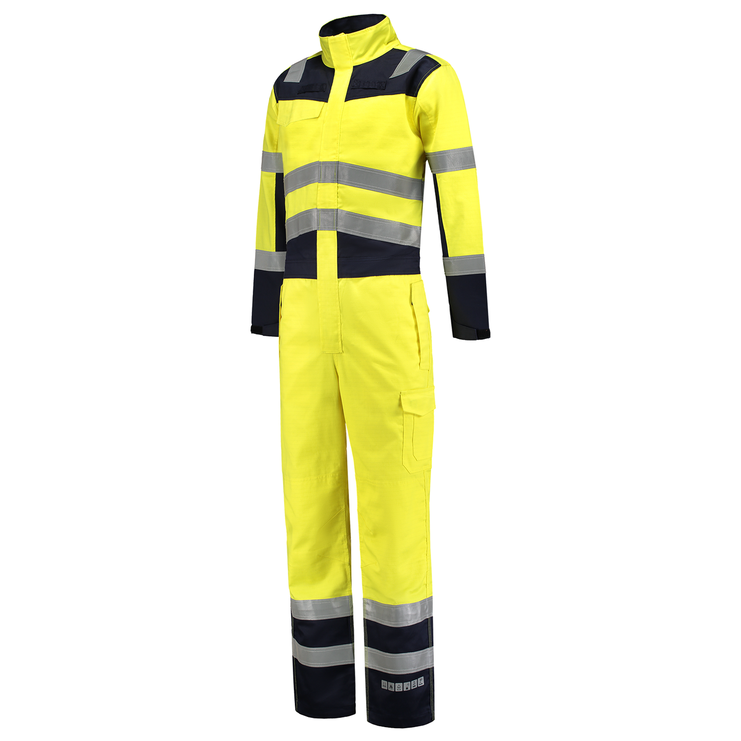 Tricorp Safety Overalls 753002 Multinorm fluo geel-inktblauw(fluoryellowink)