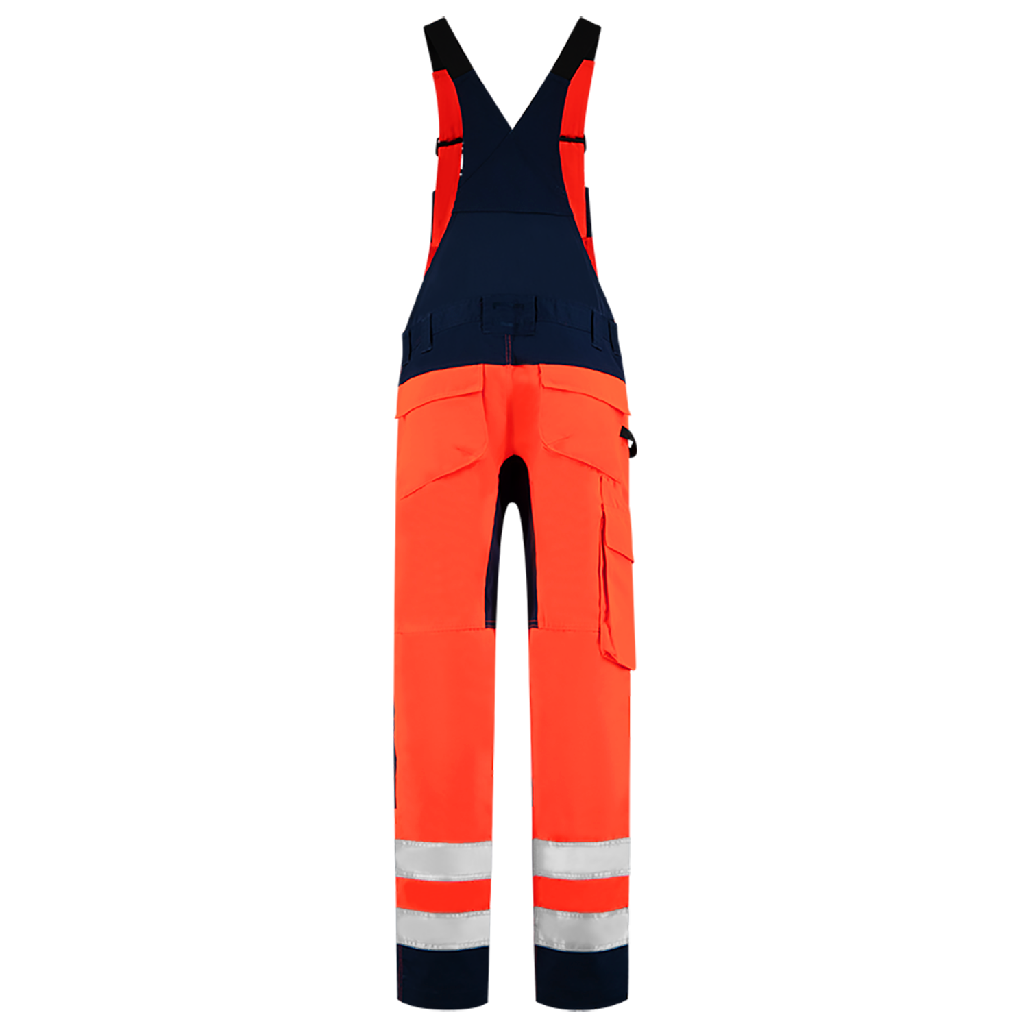 Tricorp Safety Overalls 753005 HiVis fluo rood-inktblauw(fluorredink)