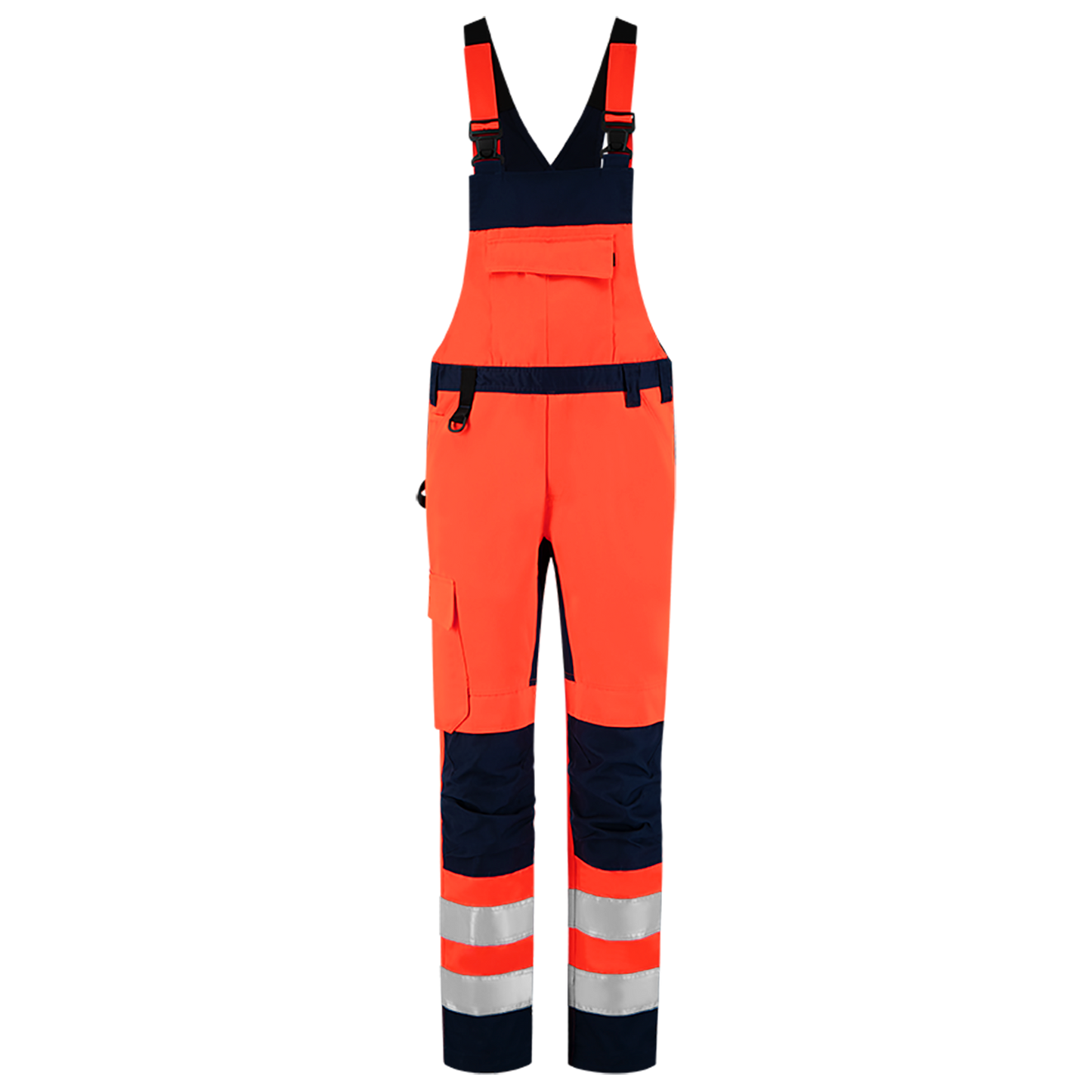 Tricorp Safety Overalls 753005 HiVis fluo rood-inktblauw(fluorredink)