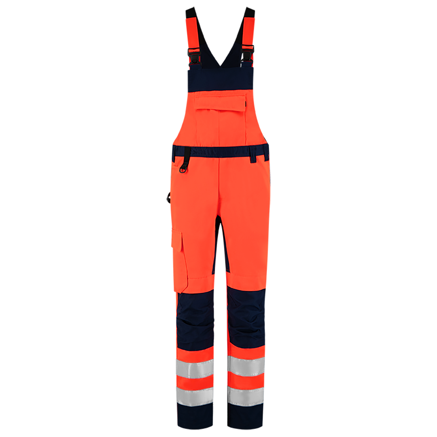 Tricorp Safety Overalls 753005 HiVis fluo rood-inktblauw(fluorredink)