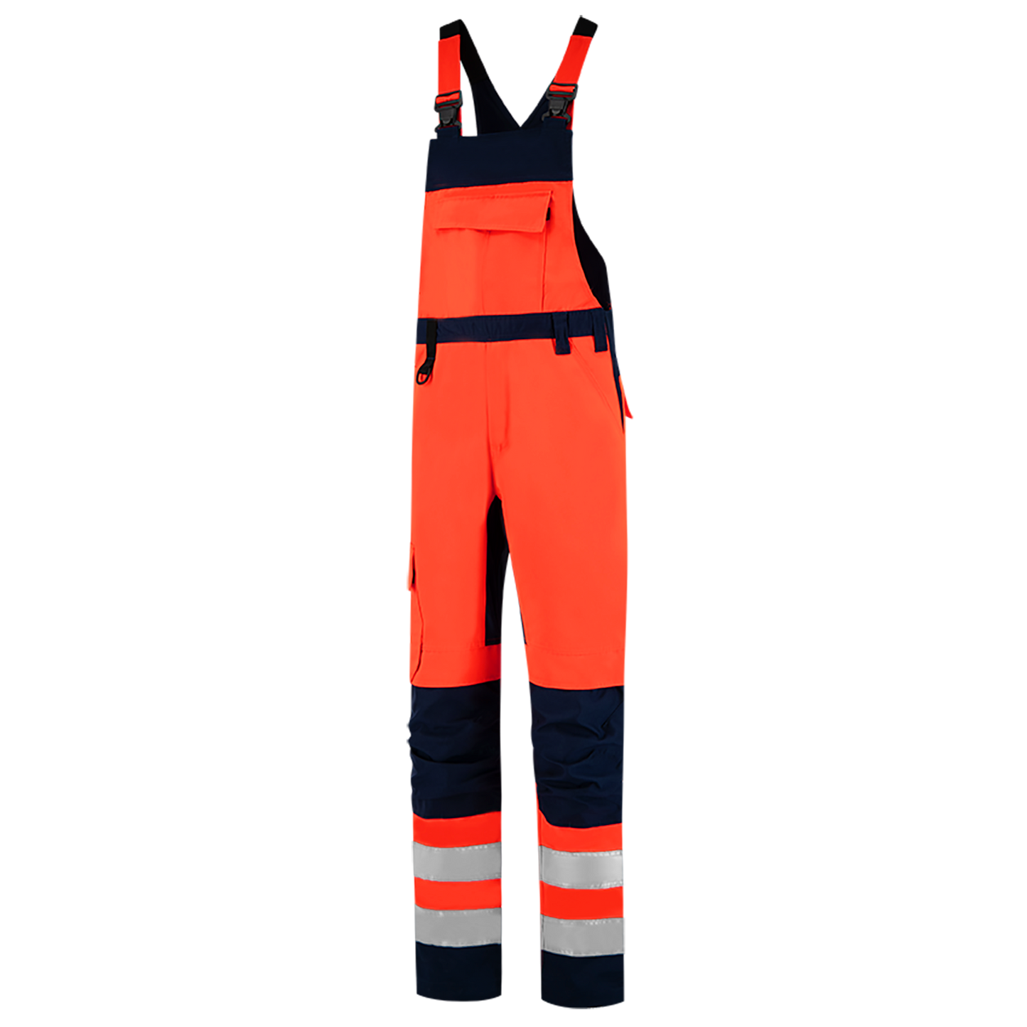Tricorp Safety Overalls 753005 HiVis fluo rood-inktblauw(fluorredink)
