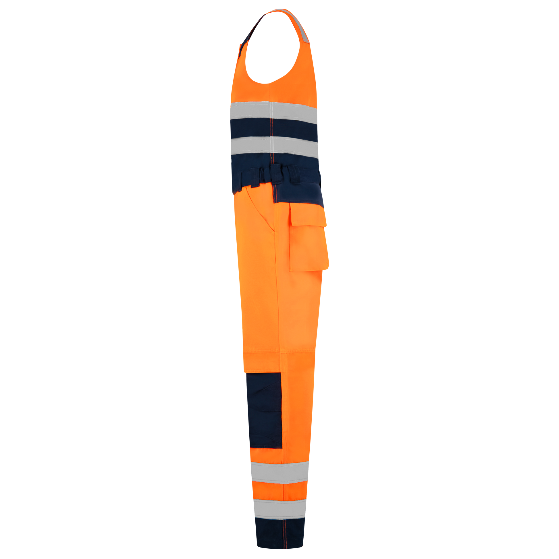 Tricorp Safety Overalls 753007 HiVis fluo oranje-inktblauw(fluororangeink)