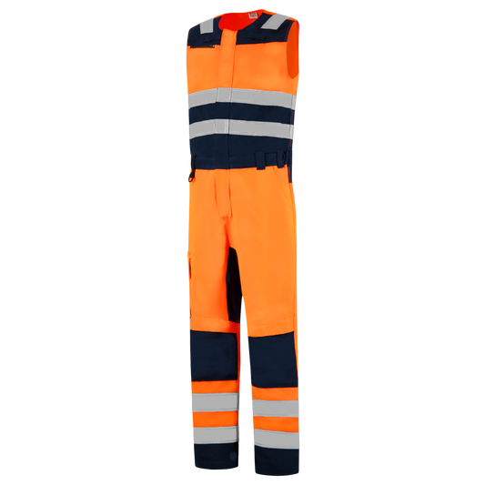Tricorp Safety Overalls 753007 HiVis fluo oranje-inktblauw(fluororangeink)