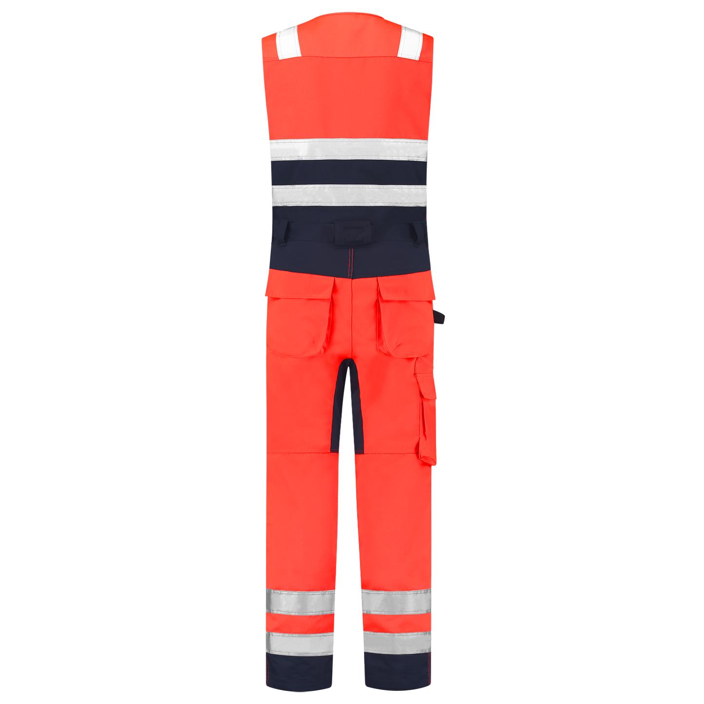 Tricorp Safety Overalls 753007 HiVis fluo rood-inktblauw(fluorredink)