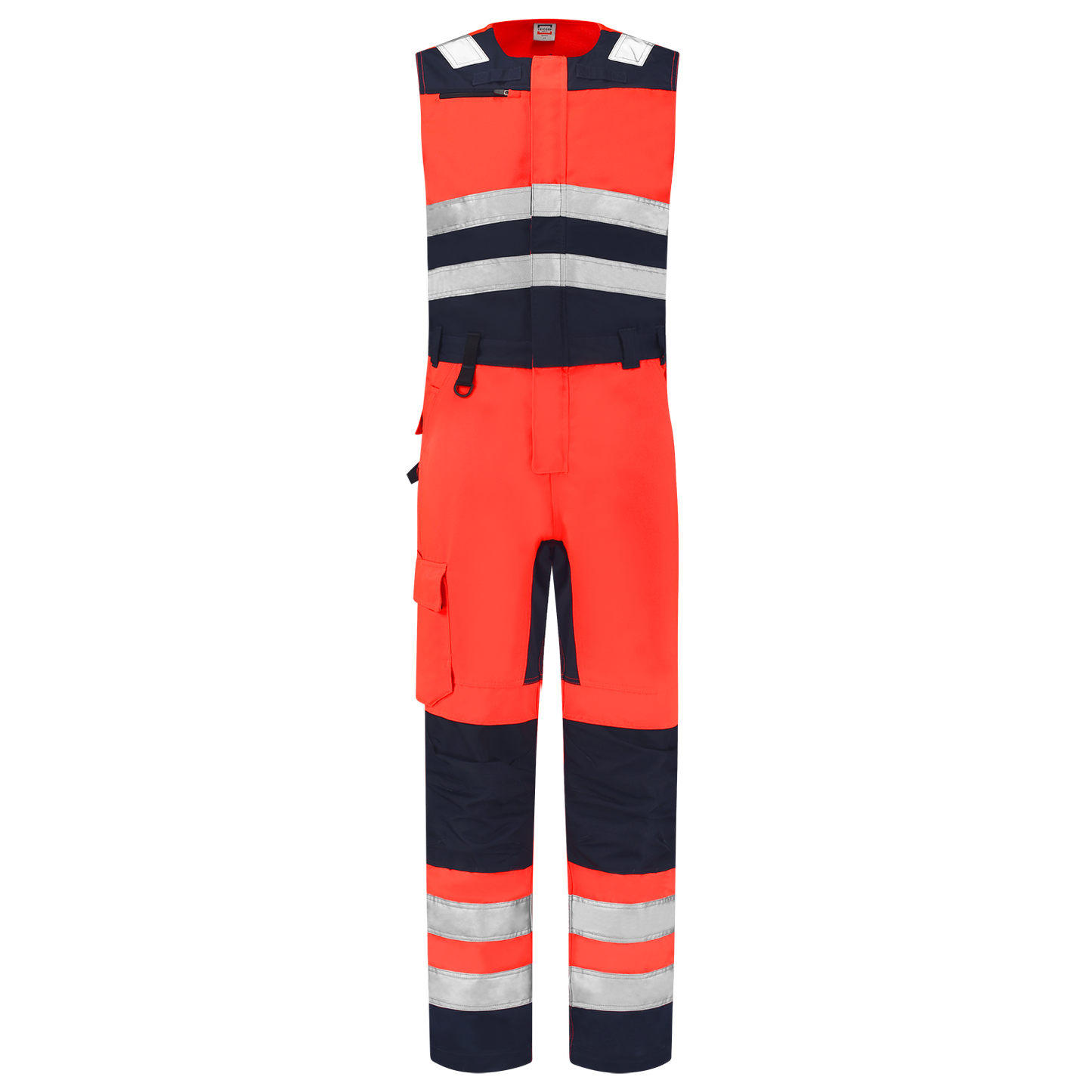 Tricorp Safety Overalls 753007 HiVis fluo rood-inktblauw(fluorredink)