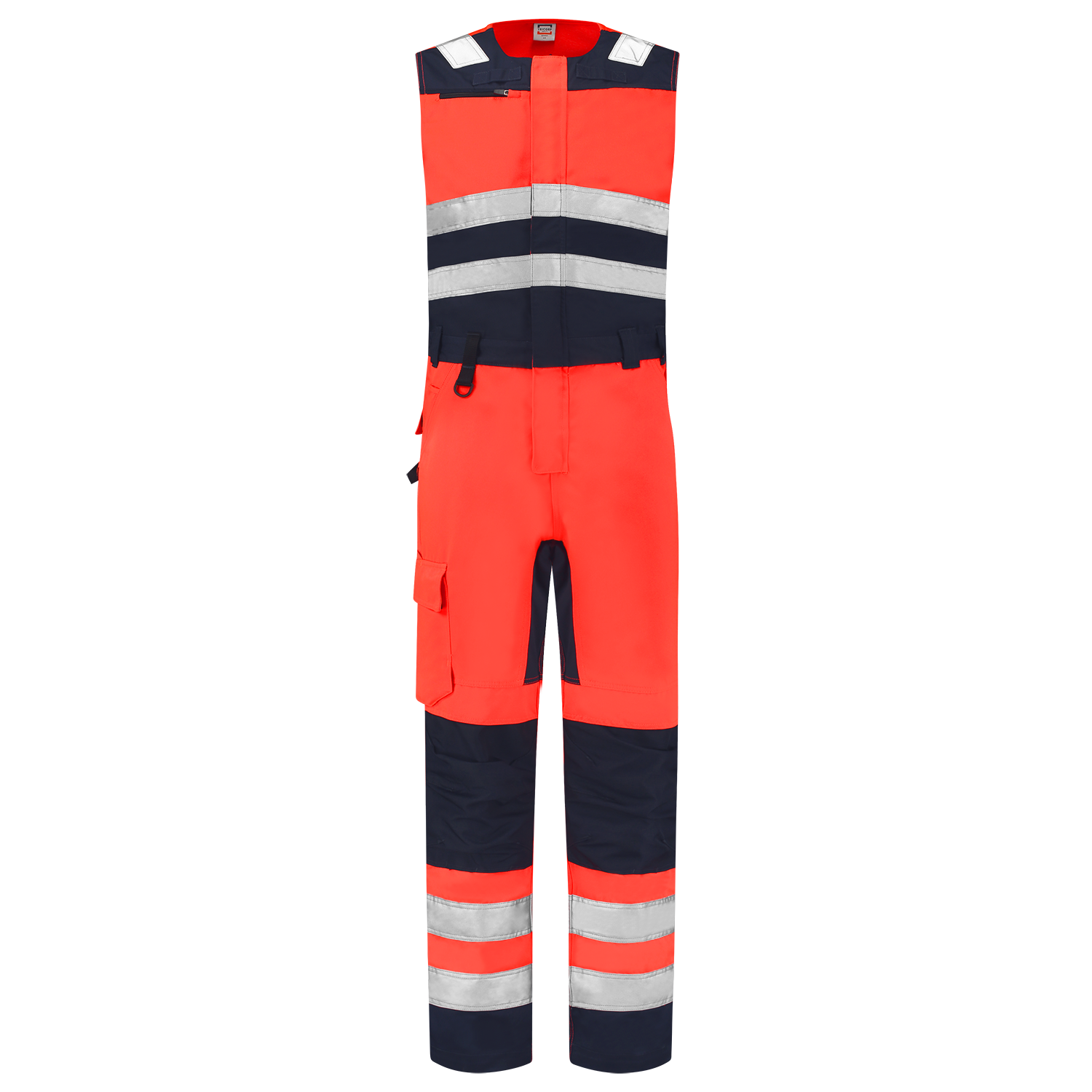 Tricorp Safety Overalls 753007 HiVis fluo rood-inktblauw(fluorredink)