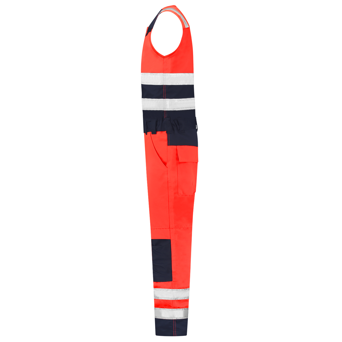 Tricorp Safety Overalls 753007 HiVis fluo rood-inktblauw(fluorredink)