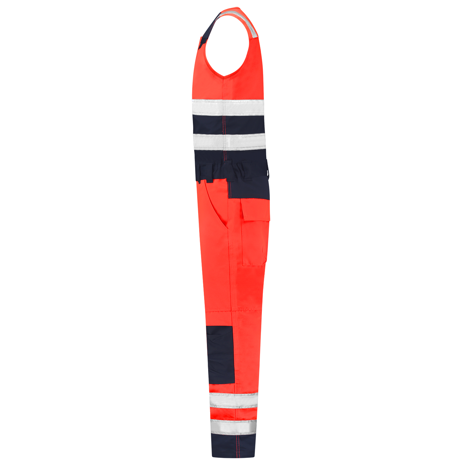 Tricorp Safety Overalls 753007 HiVis fluo rood-inktblauw(fluorredink)
