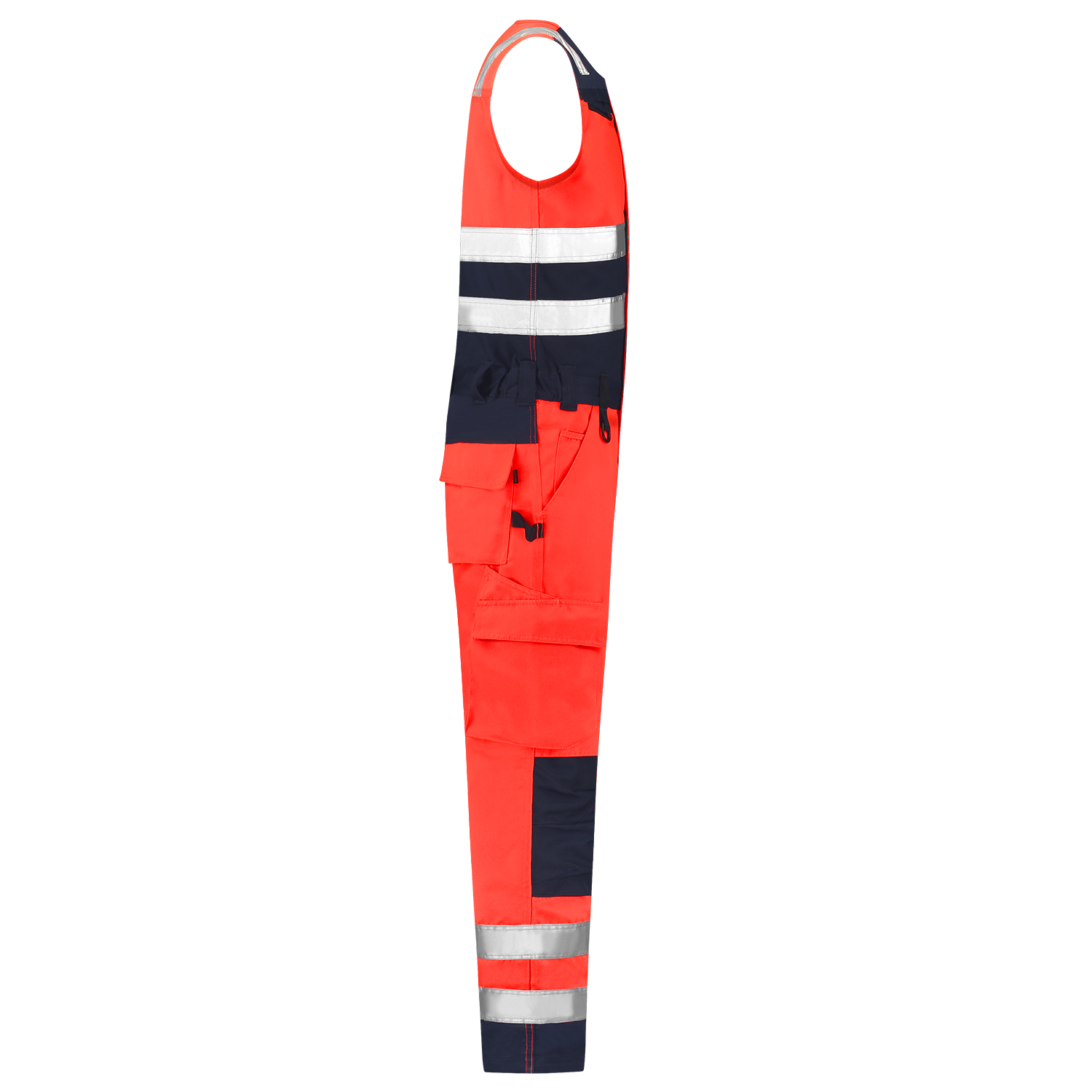 Tricorp Safety Overalls 753007 HiVis fluo rood-inktblauw(fluorredink)