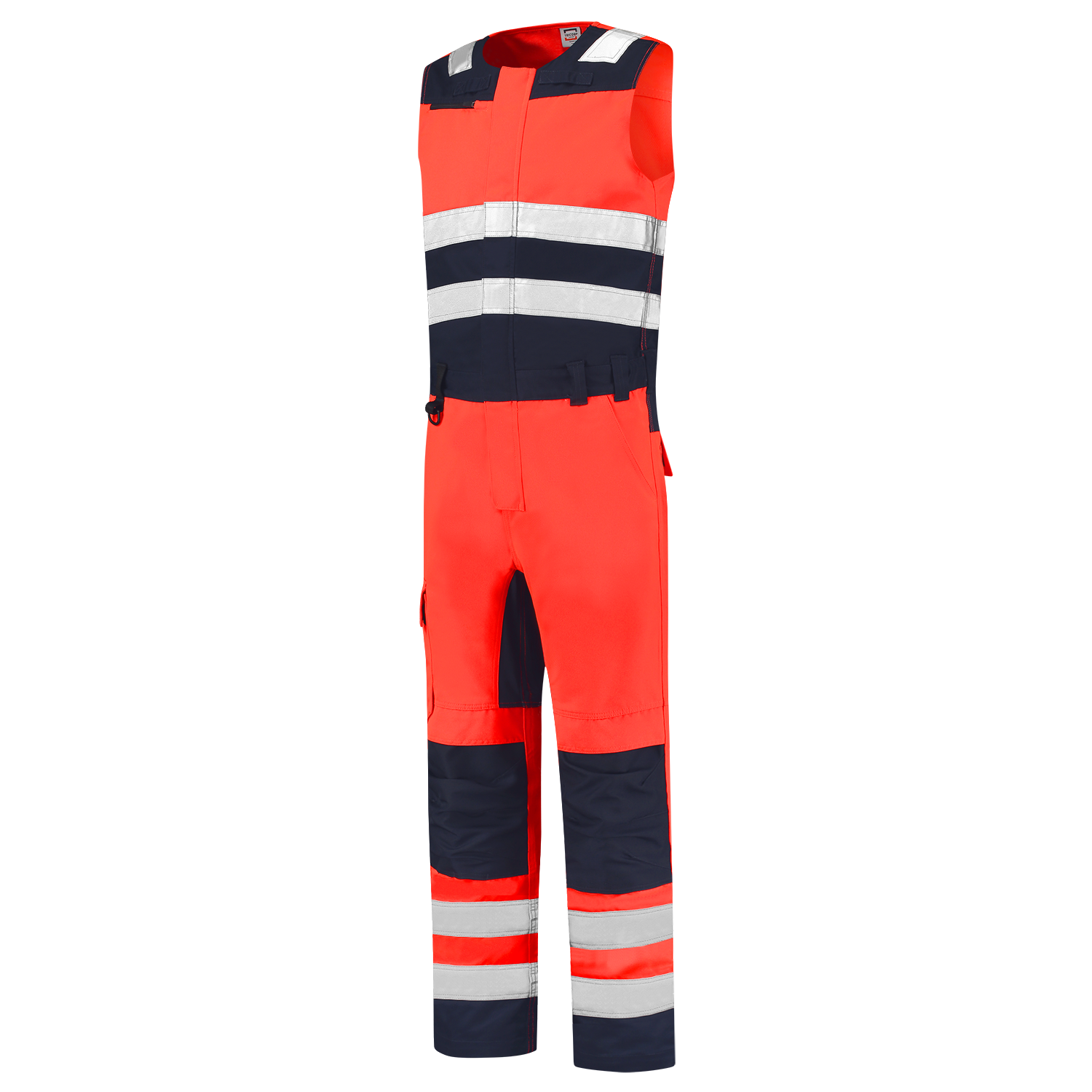 Tricorp Safety Overalls 753007 HiVis fluo rood-inktblauw(fluorredink)