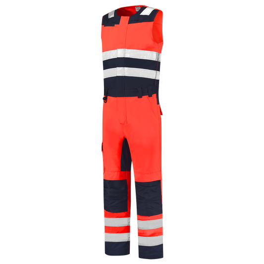 Tricorp Safety Overalls 753007 HiVis fluo rood-inktblauw(fluorredink)