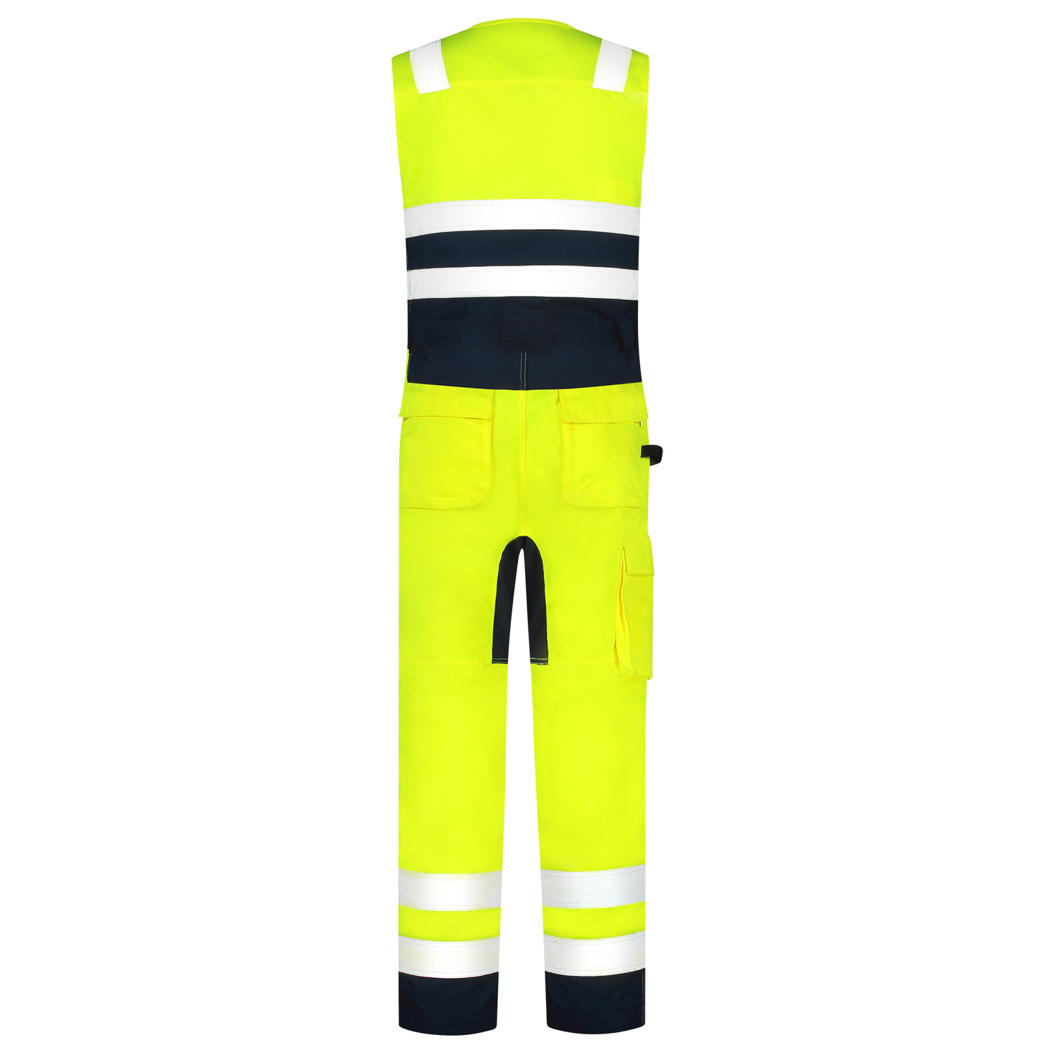 Tricorp Safety Overalls 753007 HiVis fluo geel-inktblauw(fluoryellowink)