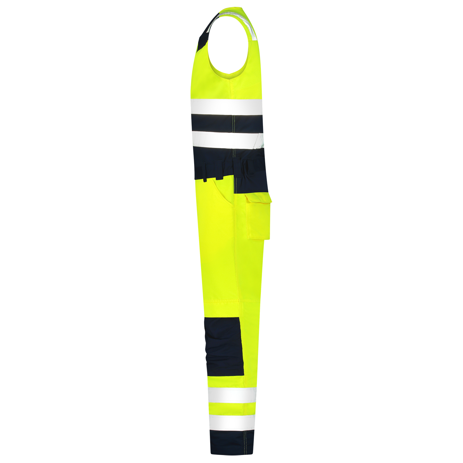 Tricorp Safety Overalls 753007 HiVis fluo geel-inktblauw(fluoryellowink)