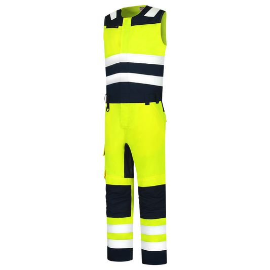 Tricorp Safety Overalls 753007 HiVis fluo geel-inktblauw(fluoryellowink)