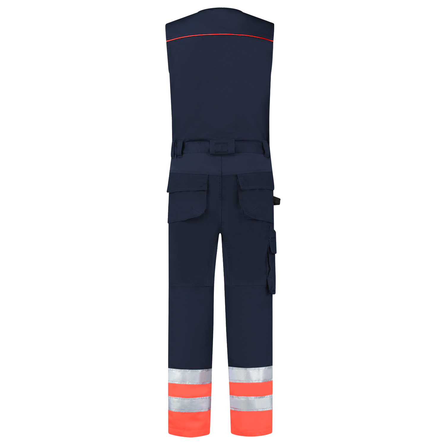 Tricorp Safety Bodybroeken 753008 HiVis inktblauw-fluo rood(inkfluorred)
