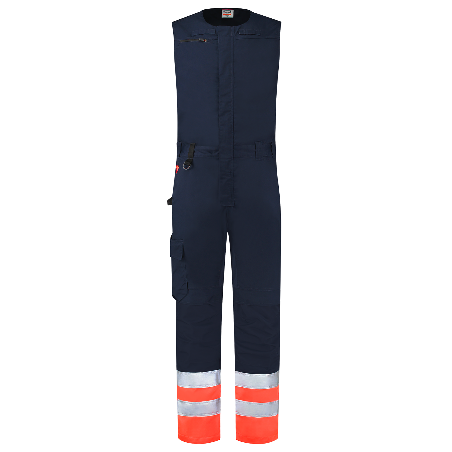 Tricorp Safety Bodybroeken 753008 HiVis inktblauw-fluo rood(inkfluorred)
