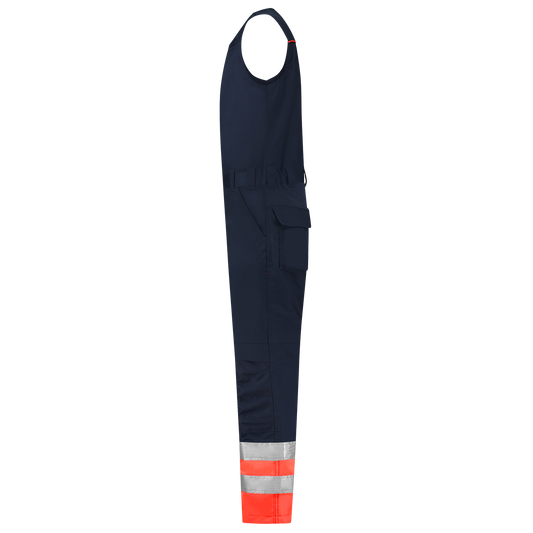 Tricorp Safety Bodybroeken 753008 HiVis inktblauw-fluo rood(inkfluorred)