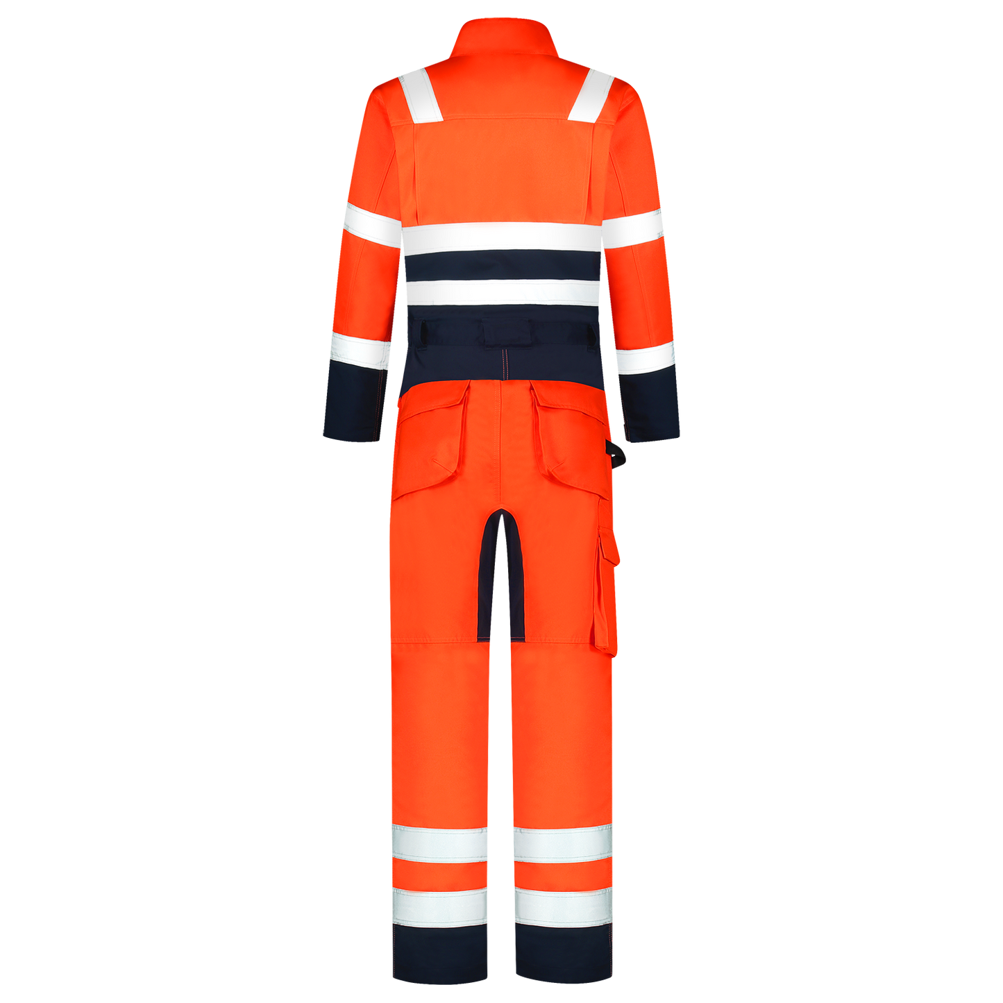 Tricorp Safety Overalls 753009 HiVis fluo oranje-inktblauw(fluororangeink)