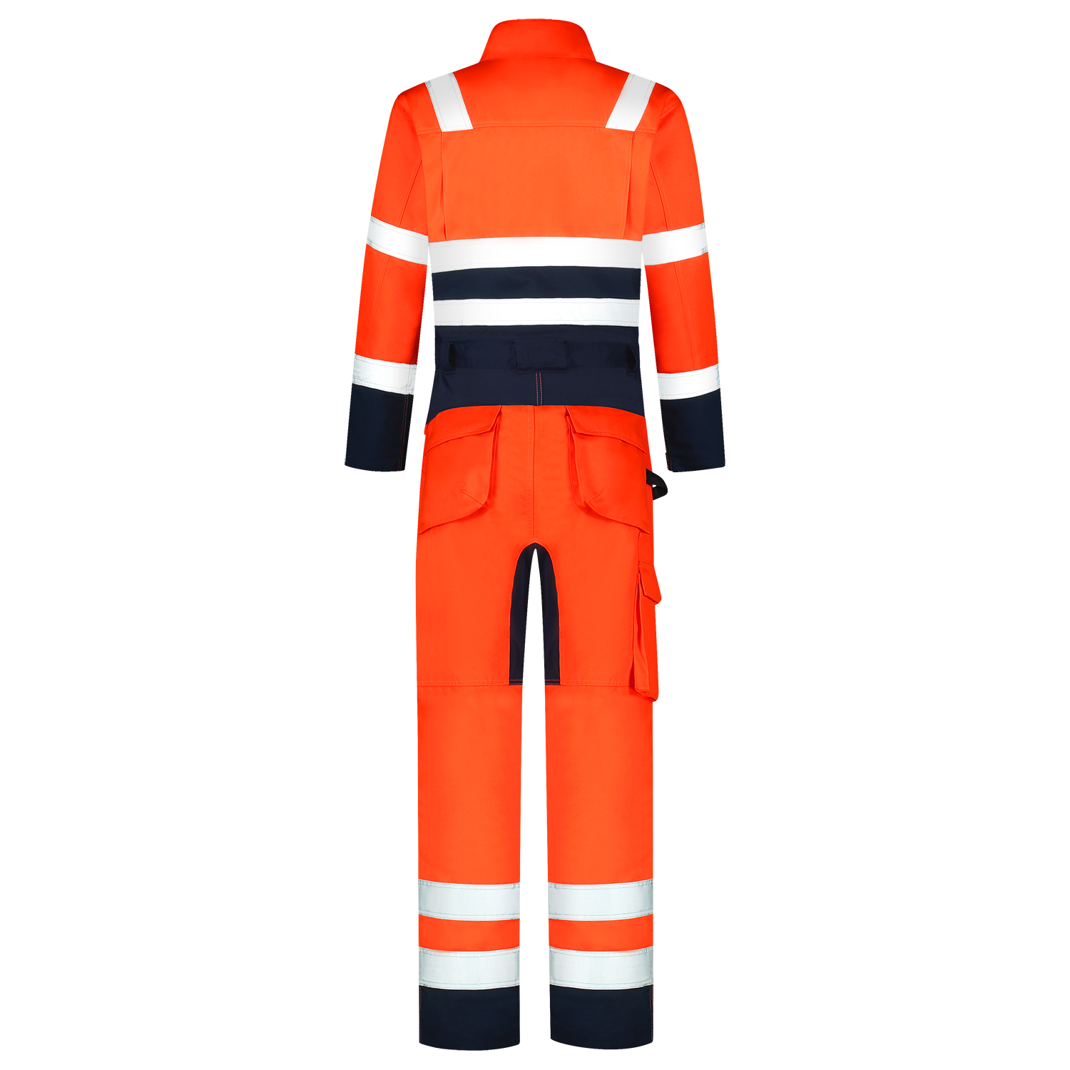 Tricorp Safety Overalls 753009 HiVis fluo oranje-inktblauw(fluororangeink)