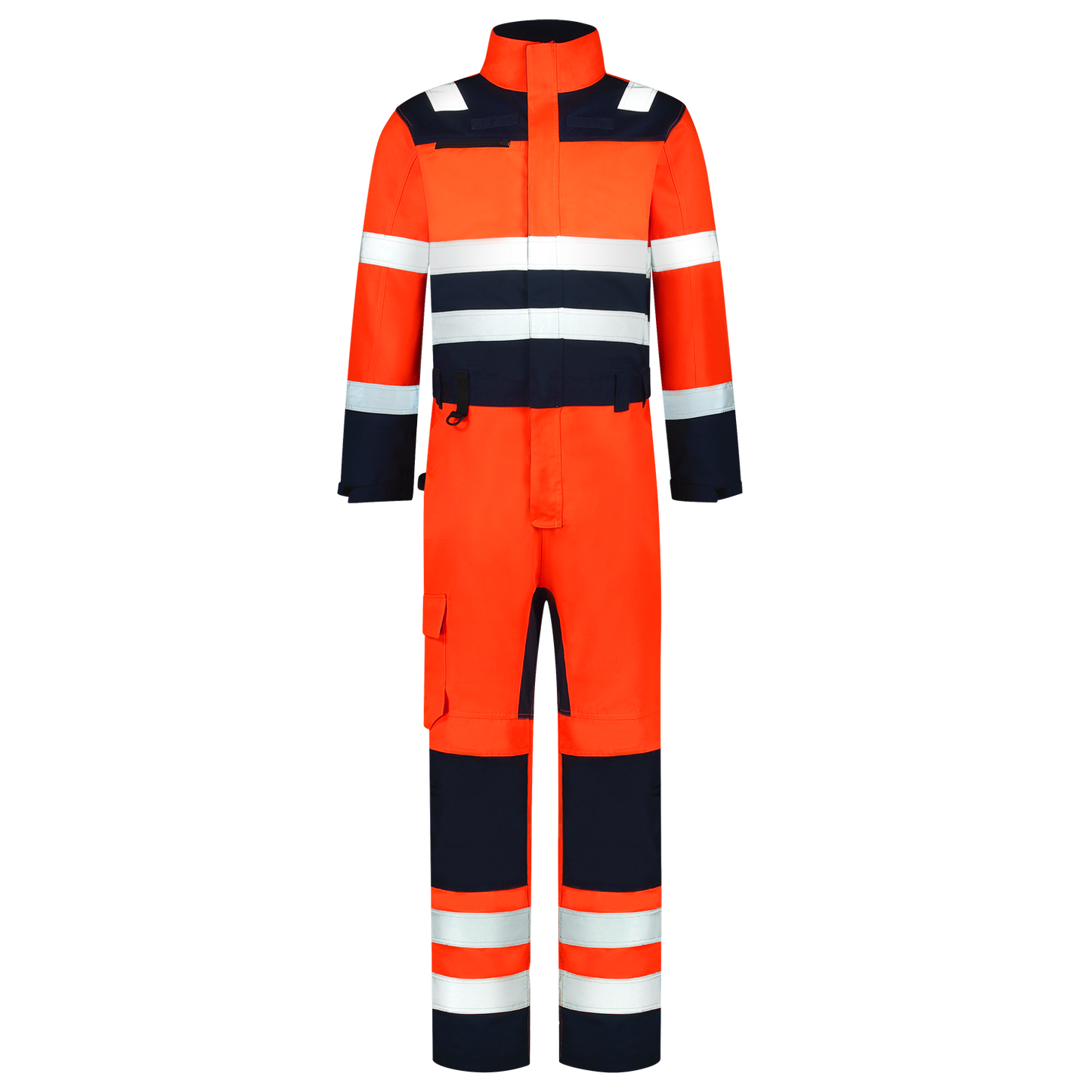 Tricorp Safety Overalls 753009 HiVis fluo oranje-inktblauw(fluororangeink)