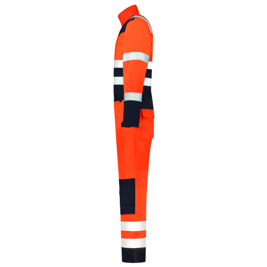 Tricorp Safety Overalls 753009 HiVis fluo oranje-inktblauw(fluororangeink)