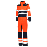 Tricorp Safety Overalls 753009 HiVis fluo oranje-inktblauw(fluororangeink)