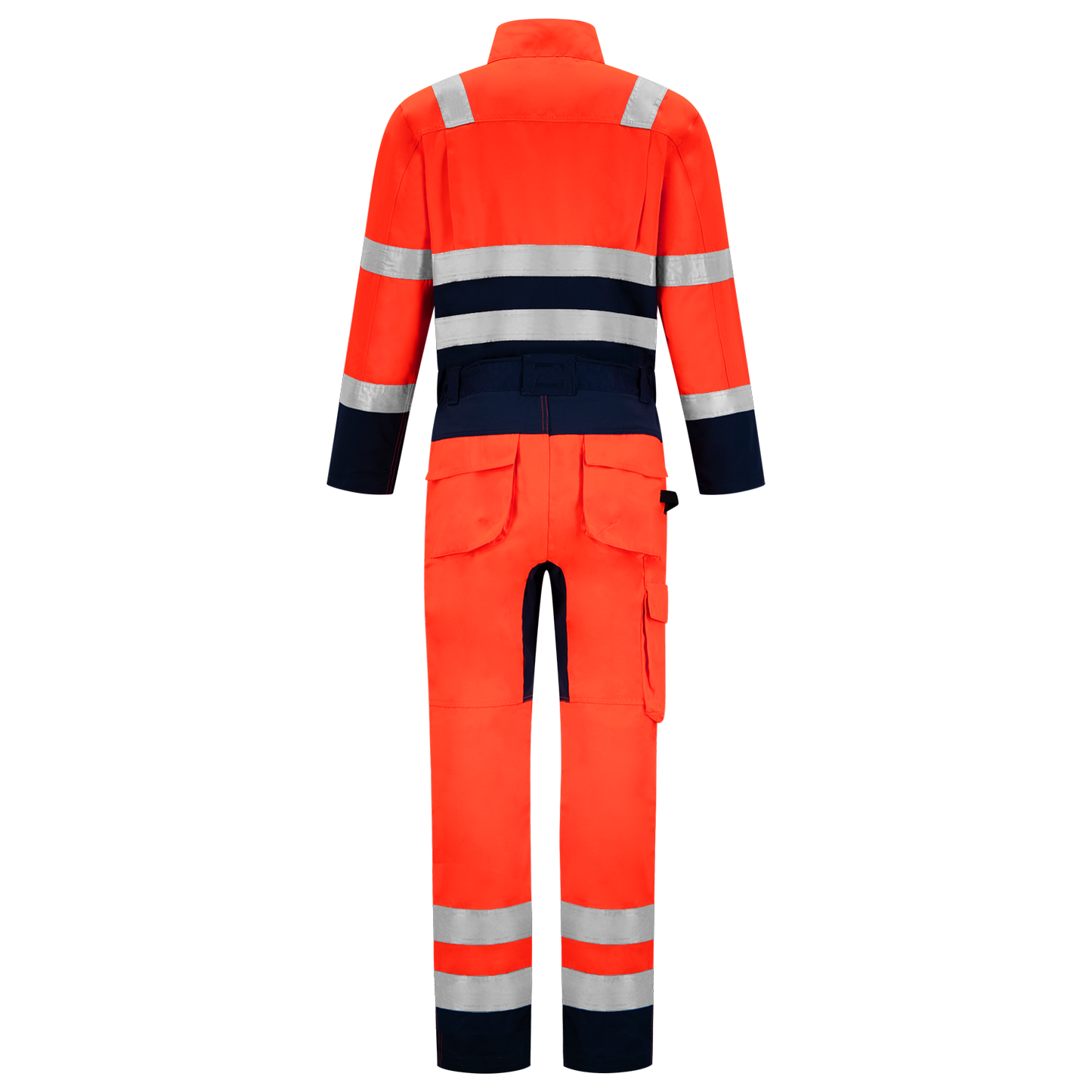 Tricorp Safety Overalls 753009 HiVis fluo rood-inktblauw(fluorredink)