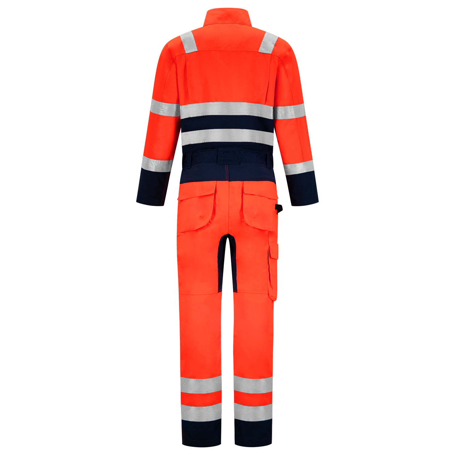 Tricorp Safety Overalls 753009 HiVis fluo rood-inktblauw(fluorredink)
