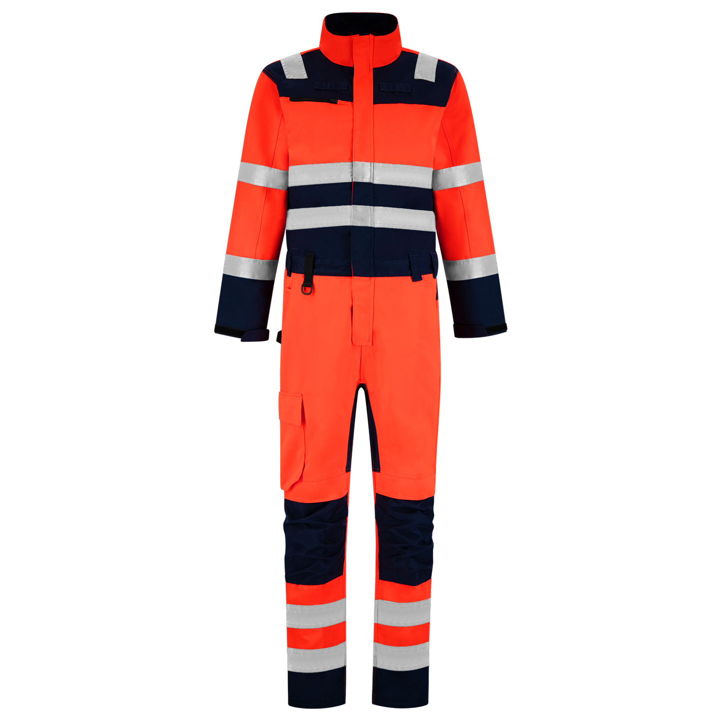 Tricorp Safety Overalls 753009 HiVis fluo rood-inktblauw(fluorredink)